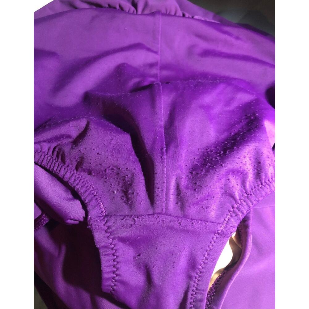 Lands End Tankini & skort set purple With gold accents color size 4 - Picture 12 of 12